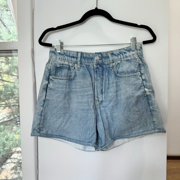 Rag & Bone Miramar Cotton Terry Walking Shorts Kacy Light Wash Denim Blue Medium - Picture 3 of 11